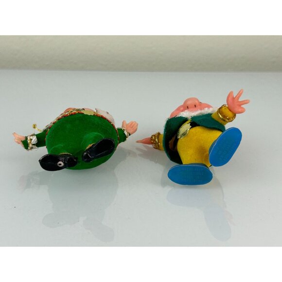 Walt Disney Productions Tweedle Dee / Dum & Bashful Dwarf Christmas Ornament VTG - Picture 7 of 12